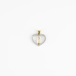 Dije Angelito Oro18k con Cristales