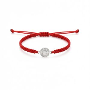 Pulsera San Benito Plata950 Full Tejido