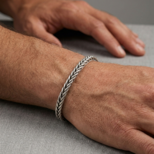 Pulsera espiga clásica plata950