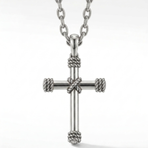 Cruz Trenzada plata950